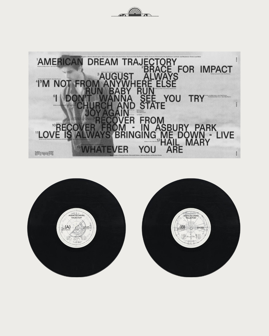 Signed "American Dream Trajectory" Vinyl